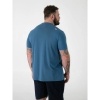 Afbeelding van D555 - Hovell - Heren Plussize T-Shirt - Dark Teal - Print