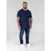 Afbeelding van D555 - SIGNATURE - Heren V-hals Shirt - Uni - Navy