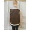 Afbeelding van Vivi Mode - Dames Bodywarmer - Bruin - Khaki - Teddy Voering