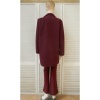 Afbeelding van Unique - New Collection - Dames Parka - Bordeaux - Boucle - Steekzakken