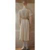 Afbeelding van Iz Naiz - Dames Jurk / Dress - V-hals - Sand - Kapmouwtjes