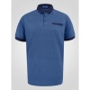 Afbeelding van D555 - Murray - Plussize - Polo - Blue - Allover print - Korte mouwen