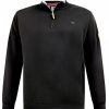 Afbeelding van D555 Russel - Heren Grote Maat Sweater - Zwart - Met Ritsje
