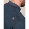 Afbeelding van D555 - Hargreaves - Plussize Polo - Melee Navy - Borstzakje
