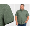 Afbeelding van Pre End - Overhemd - Groen - Allover Print - Korte Mouwen - Borstzakje