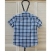 Afbeelding van Chris Cayne - (Plussize) OVERHEMD - Lichtblauw-Navy-Grijs -Wit - Geruit - Korte Mouwen
