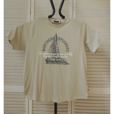 Foto van Pre End - Plussize T-Shirt - Light Soft Green - Korte Mouwen - Print