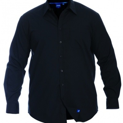 D555 CORBIN KS overhemd l.m. Black D555 CORBIN KS overhemd l.m. Black