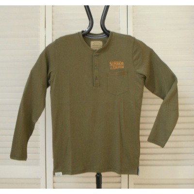 Foto van Redfield - Heren Serafino Shirt - Khaki - Lange Mouwen