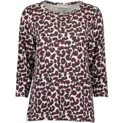 Foto van Blue Seven -Dames - Shirt - Allover Print - Lange mouwen