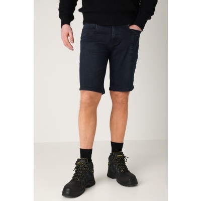 Foto van Brams Paris - Nout - Heren Stretch Denim Short - Dark blue