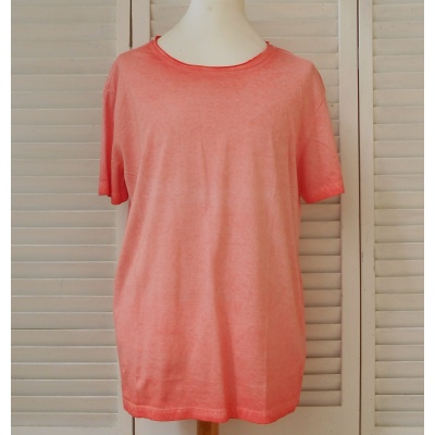 Foto van Blue Seven - T-shirt - Zalm - Tie & Dye - Print - Korte mouwen