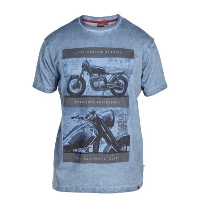 D555 ROY KS t-shirt print Blue D555 ROY KS t-shirt print Blue
