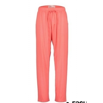 Foto van Blue Seven - Dames Pantalon - Koraaloranje - Elastische Tailleband