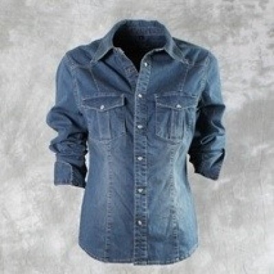 New Star VIRGINIA stretch denim blouse New Star VIRGINIA stretch denim blouse