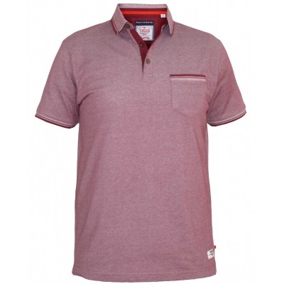 D555 COREY KS polo melee Burgundy D555 COREY KS polo melee Burgundy