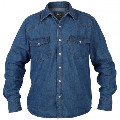 DUKE WESTERN denim overhemd DUKE WESTERN denim overhemd