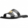 Foto van Michael Kors Dames Ballerina Zwart 40S6ERFS2L/001 Erin Flat Sandal