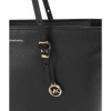 Foto van Michael Kors Dames Tas Zwart 30T5GQNT9L/001 Quinn Tote