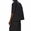 Foto van The Couture Club Heren Overshirt Zwart TCCM3066 Textured Revere