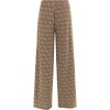 Foto van Guess Dames Broek Bruin V5BB15K1990/Fngy 4G Rhombus Jacquard Straight L