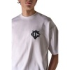 Foto van The Couture Club Heren T-shirt Wit TCCM2971 Monogram Applique Emblem