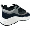 Foto van Cleens Heren Sneaker Blauw Aero Runner Zwart Navy Black