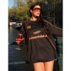 Foto van Unique The Label Dames Shirt Zwart UN1002 Ama Longsleeve