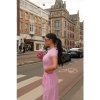 Foto van Unique The Label Dames T-shirt Roze UN0023/BLG Chelsea