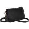 Foto van Guess Dames Tas Zwart HWZG9672710/Bla Noelle Ii Dbl Pouch Crossbody
