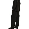 Foto van The Couture Club Heren Broek Zwart TCCM3087 Smart Barrel