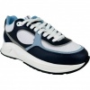 Foto van Cleens Heren Sneaker Wit One Sixty Runner Powder Blue