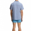 Foto van Boss Heren Overshirt Blauw 50535793/462 Beach Shirt