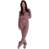 Foto van Unique The Label Dames Broek Bruin 2510-03/MUSH Nena Pants
