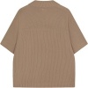 Foto van The Couture Club Overshirt Bruin TCCM3070 Contrast Knit Crochet