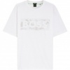 Foto van Boss Heren T-Shirt Wit 50559363/100 Ts Globe Logopattern