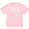 Foto van Equalite Heren T-shirt Roze EQ.25.2.6.19/616 Societe Oversized Tee