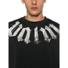 Foto van Palm Angels Heren T-Shirt Zwart PAMAA003JR0011003 Big Neck Logo