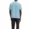 Foto van Boss Heren T-Shirt Blauw 50551139/455 Tee Collar Zone