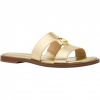 Foto van Michael Kors Dames Ballerina Goud 40S6ERFS2M/740 Erin Flat Sandal