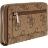Foto van Guess Dames Portemonnees Bruin SWOS99-24146/LTL Janie Logo Slg Lrg Zip Around