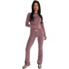 Foto van Unique The Label Dames Broek Bruin 2510-03/MUSH Nena Pants