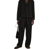 Foto van The Couture Club Heren Broek Zwart TCCM3087 Smart Barrel