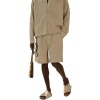 Foto van The Couture Club Heren Korte Broek Bruin TCCM3067 Textured Tailored