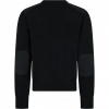 Foto van Moose Knuckles Heren Trui Zwart M35MK667G/292 Elowan Crew Neck Gold
