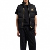 Foto van Moose Knuckles Heren Bodywarmer Zwart M34MV474G/292 Westmount Vest Gold