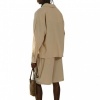 Foto van The Couture Club Heren Korte Broek Bruin TCCM3067 Textured Tailored