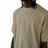 Foto van The Couture Club Heren T-shirt Bruin TCCM3143 Towelling Jacquard Emblem