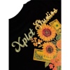 Foto van Xplct Heren T-shirt Zwart 2604-02/10 Flowers