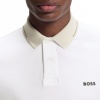 Foto van Boss Heren Polo Wit 50564688/100 Network Paule